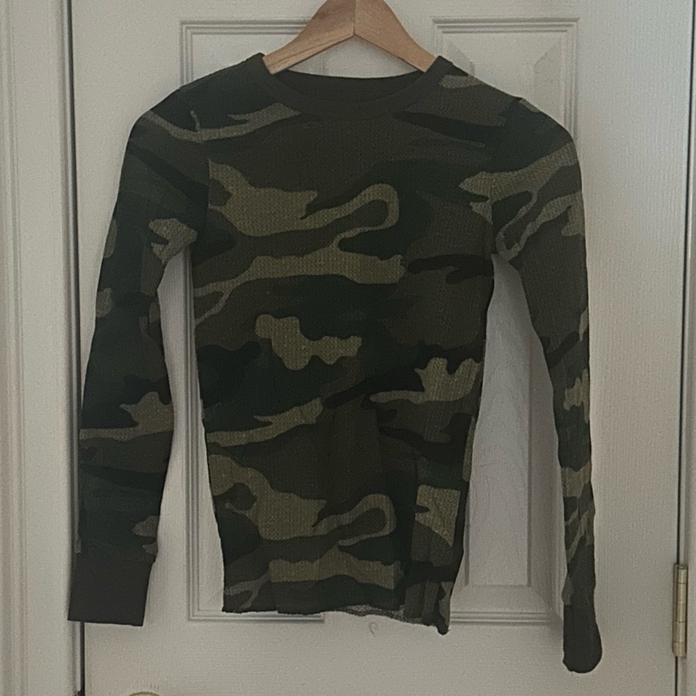 Fruit of the Loom, Kid's Camouflage Long Sleeve Thermal Shirt